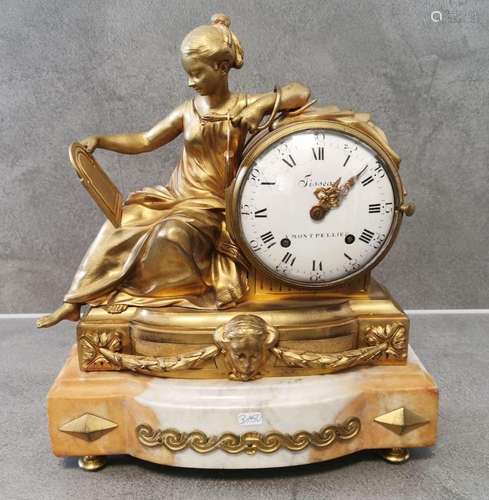 FIREPLACE CLOCK "KLEOPATRA"