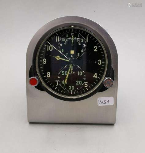 RUSSIAN ON-BOARD CLOCK WITH BRACKET