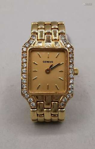 GOLD GENEVE LADIES' WRISTWATCH