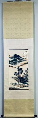 A Lu yanshao's landscape painting