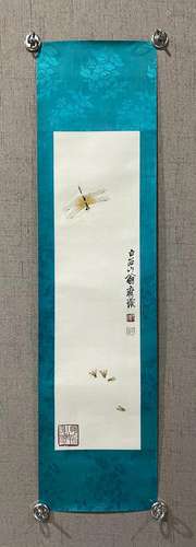 A Qi baishi's Grass insect painting