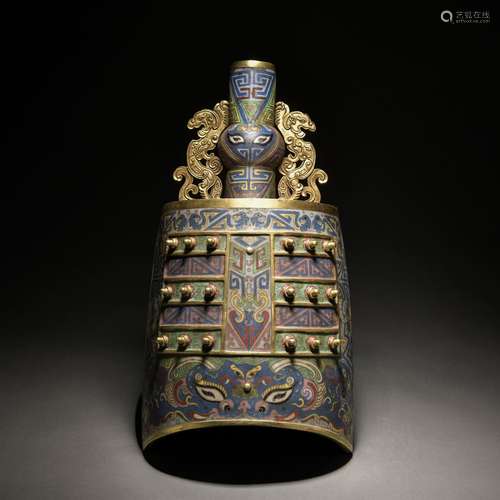 A Cloisonne enamel Chime