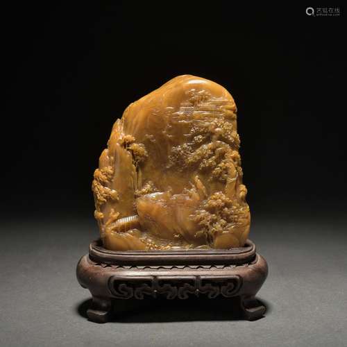 A Tianhuang 'figure and mountain' seal