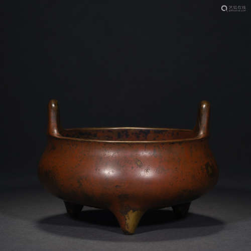 Ming Dynasty dragon pattern binaural stove