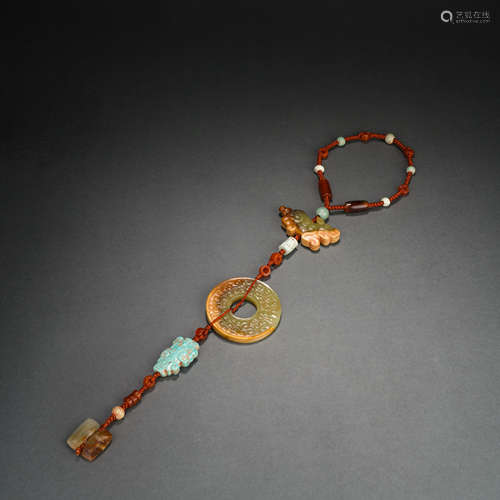 Before Ming Dynasty, multi-treasure necklace