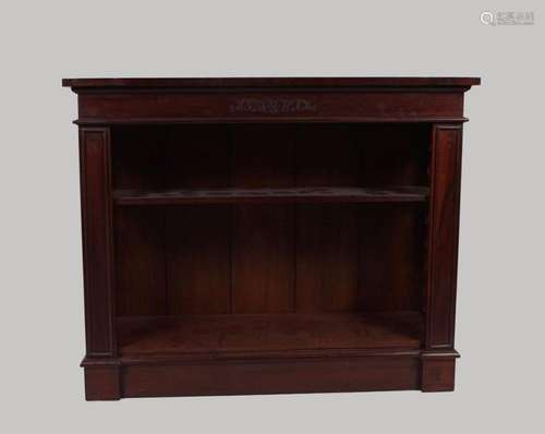 MAHOGANY FLOOR BOOKCASE