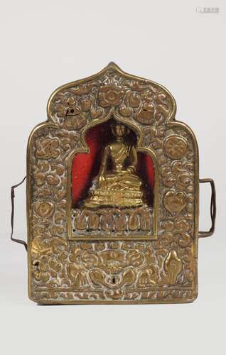 TIBETAN MIXED METAL GAU BOX