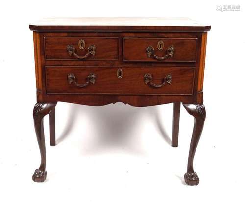 GEORGE III MAHOGANY CHEST