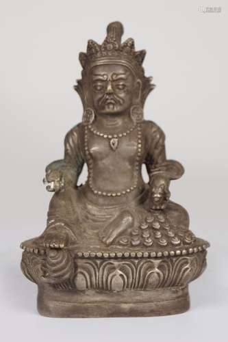 TIBETO-CHINESE BRONZE FIGURE