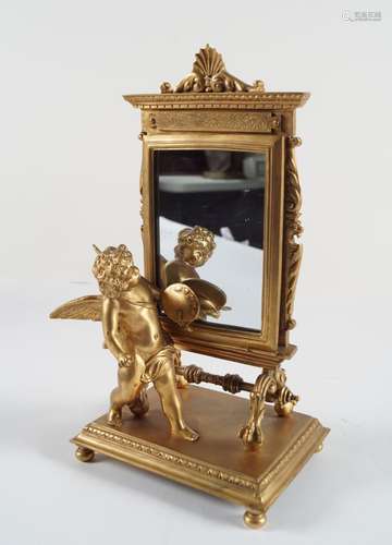 19TH-CENTURY FRENCH ORMOLU MINIATURE EASEL