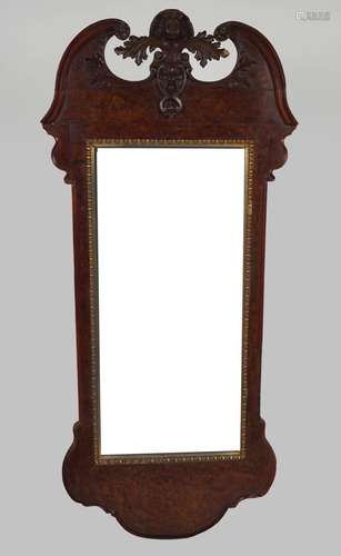 19TH-CENTURY WALNUT PIER MIRROR