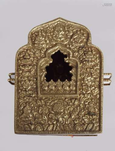 TIBETAN MIXED METAL GAU BOX