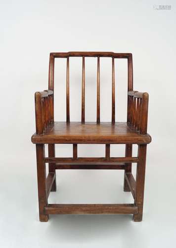 CHINESE QING ELM CEREMONIAL CHAIR