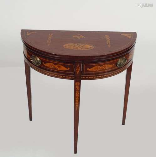 18TH-CENTURY DUTCH MARQUETRY TEA TABLE