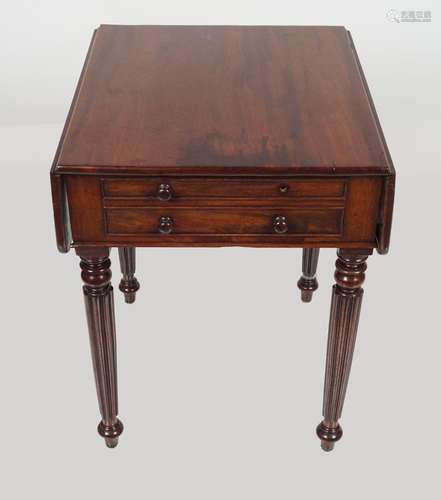 REGENCY MAHOGANY PEMBROKE TABLE