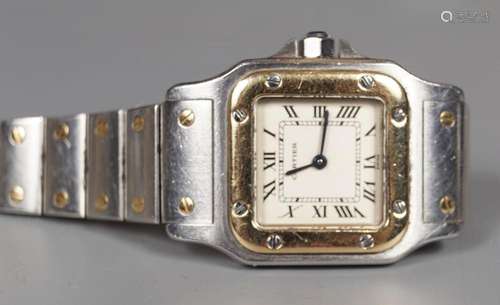 CARTIER SANTOS LADIES WRISTWATCH