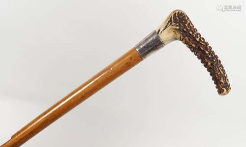 ANTLER MOUNTED RIDING CROP