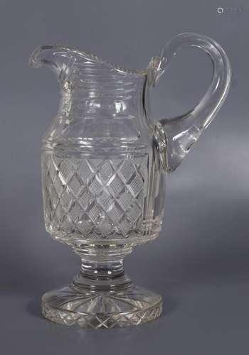 GEORGE III IRISH CRYSTAL JUG