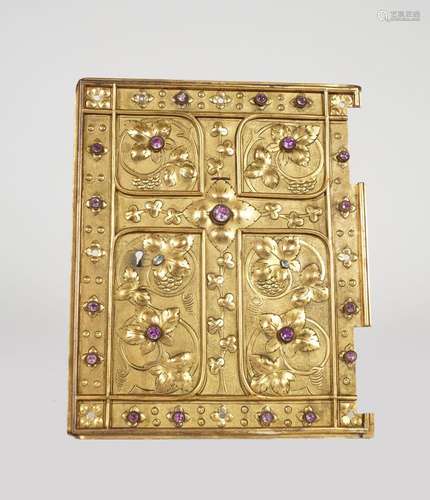 EARLY 20TH-CENTURY GILT BRONZE TABERNACLE DOOR