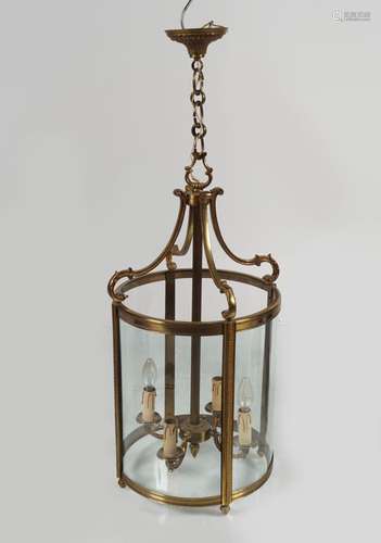 LARGE ORMOLU HALL LANTERN