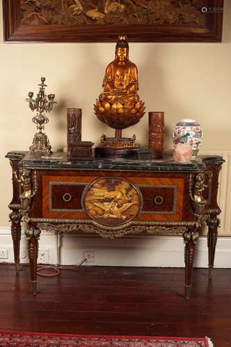 LOUIS XVI STYLE KINGWOOD COMMODE