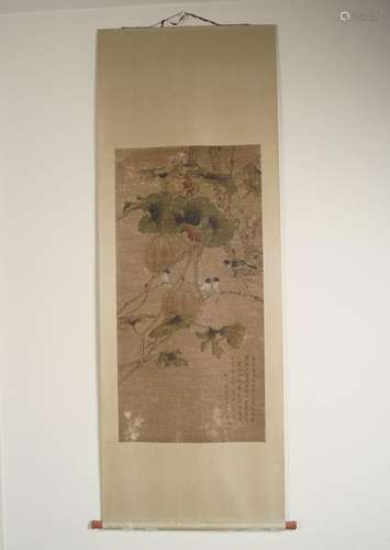 19TH-CENTURY CHINESE SCROLL