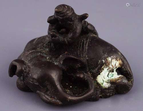 CHINESE BRONZE SCULPTURE