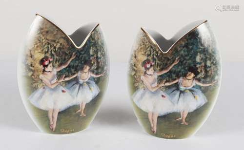 PAIR GOEBEL VASES