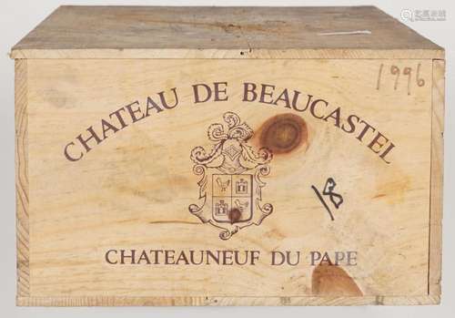 1996 CHATEAU DE BEAUCASTEL CHATEAUNEUF-DU-PAPE