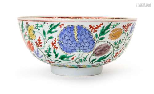 A CHINESE WUCAI BOWL, KANGXI PERIOD (1662-1722)