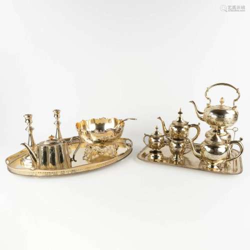 A collection of table accessories, serving ware, silver-plat...