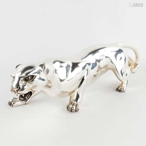 Ralph Lauren, 'Saunders Panther', silver-plated resi...