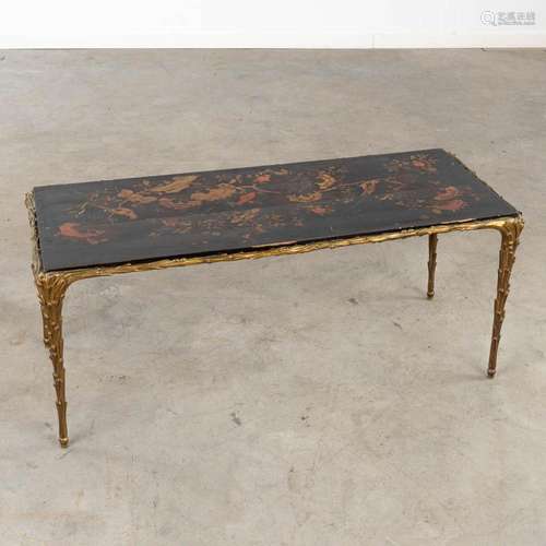 Maison Bagues 'Mid-Century Coffee Table' with lacque...