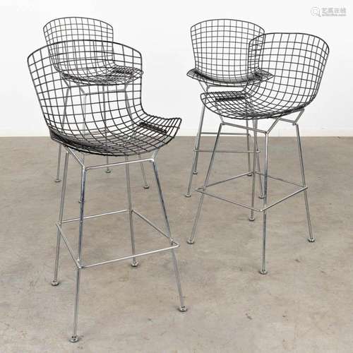 Harry BERTOIA (1915-1978)(attr.) 'Four Bar Chairs', ...