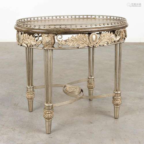 Lam Lee furniture, a side table. Circa 1990. (D:56 x W:76 x ...