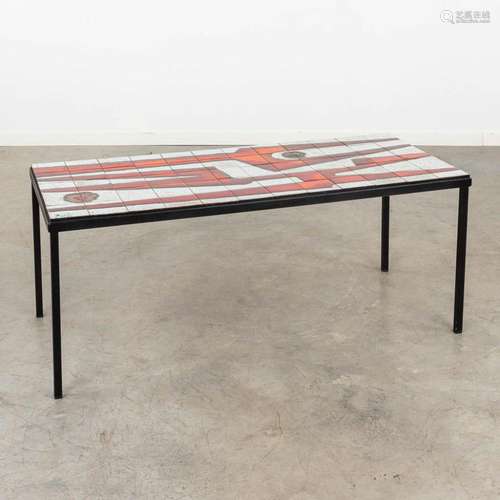 Pierre OOSTERLINCK (XX) 'Coffee table' glazed cerami...