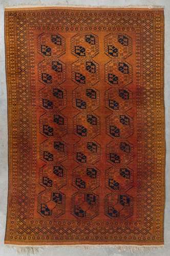 An Oriental hand-made carpet, Afghan. (D:345 x W:230 cm)