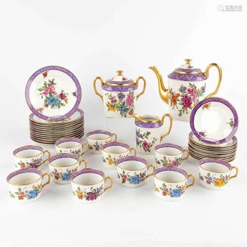 Limoges 'Primrose' a 12-person porcelain coffee serv...