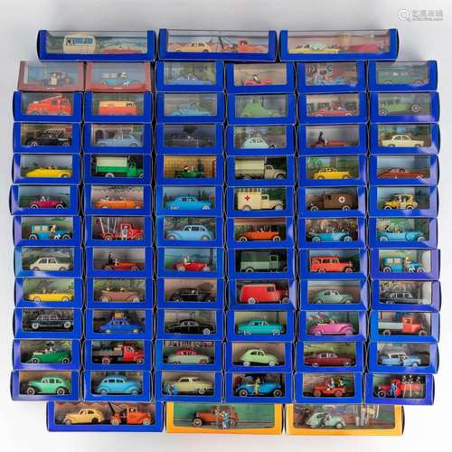 TinTin, a large collection of cars in the original boxes. 72...