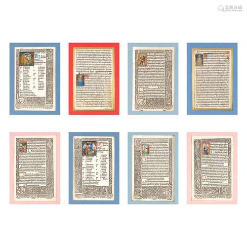 A collection of 8 pages, a handwritten manuscript of a '...