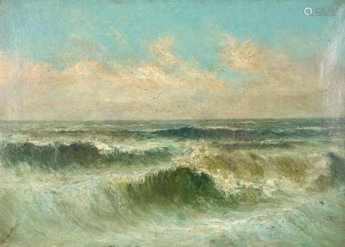 Romain STEPPE (1859-1927) 'View of the North Sea' oi...