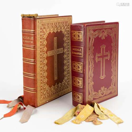 Two 'Missale Romanum' 1962 & 1939. (W:24 x H:33 ...