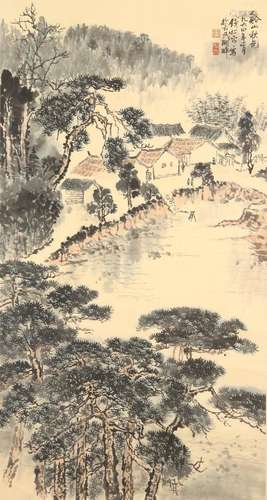 Peinture de paysage de Qian Songyan