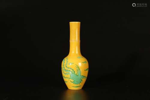 Vase en bambou, Kangxi, dynastie Qing