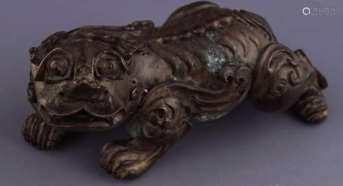 CHINESE BRONZE KUI DRAGON