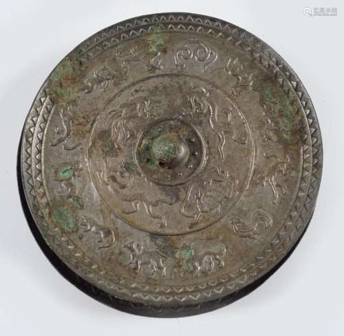 CHINESE BRONZE MIRROR