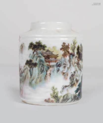 CHINESE QING FAMILLE VERTE JAR