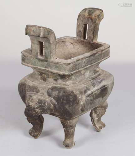 CHINESE ARCHAIC BRONZE CENSER