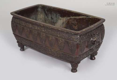 LARGE CHINESE BRONZE CENSER