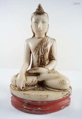 CHINESE QING HARDSTONE BUDDHA